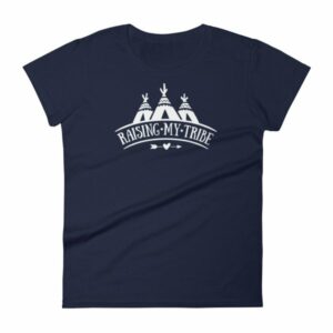 Raising My Tribe Boho Mom Dad Life Family Women's T-Shirt - Image 4