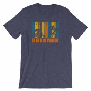 California Dreamin' Vintage Retro Style Sun and Surf T-Shirt - Image 5