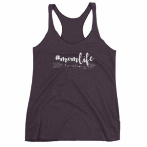 #MomLife Mommy Boho Arrows Mom Life Hashtag Women's Racerback Tank - Image 8