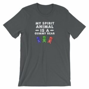 My Spirit Animal Is A Gummy Bear Fun Colorful Candy T-Shirt - Image 7