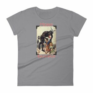Merry Krampus Vintage Gruss vom Krampus Woman's T-Shirt - Image 5