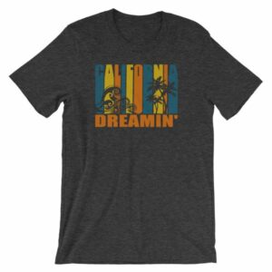 California Dreamin' Vintage Retro Style Sun and Surf T-Shirt - Image 8