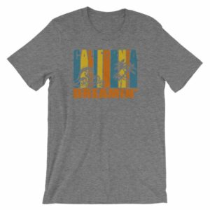 California Dreamin' Vintage Retro Style Sun and Surf T-Shirt - Image 10
