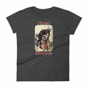 Merry Krampus Vintage Gruss vom Krampus Woman's T-Shirt - Image 3