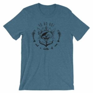 Pirate Cat Yo Ho Ho And A Bottle Of Rum Funny Cat T-Shirt - Image 2