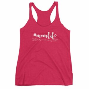 #MomLife Mommy Boho Arrows Mom Life Hashtag Women's Racerback Tank - Image 14