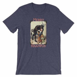 Merry Krampus Vintage Gruss vom Krampus T-Shirt - Image 5
