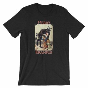 Merry Krampus Vintage Gruss vom Krampus T-Shirt - Image 2