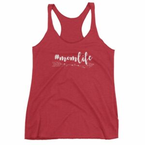 #MomLife Mommy Boho Arrows Mom Life Hashtag Women's Racerback Tank - Image 13