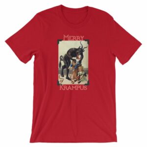 Merry Krampus Vintage Gruss vom Krampus T-Shirt - Image 16