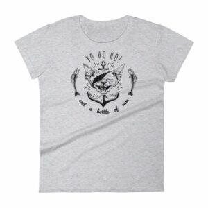 Pirate Cat Yo Ho Ho And A Bottle Of Rum Funny Cat Woman's T-Shirt - Image 4