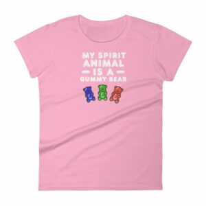 My Spirit Animal Is A Gummy Bear Fun Colorful Candy Women's T-Shirt - Image 15