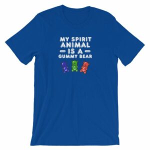 My Spirit Animal Is A Gummy Bear Fun Colorful Candy T-Shirt - Image 12