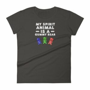 My Spirit Animal Is A Gummy Bear Fun Colorful Candy Women's T-Shirt - Image 2