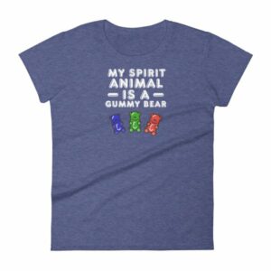 My Spirit Animal Is A Gummy Bear Fun Colorful Candy Women's T-Shirt - Image 6