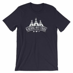 Raising My Tribe Boho Mom Dad Life Family T-Shirt - Image 7