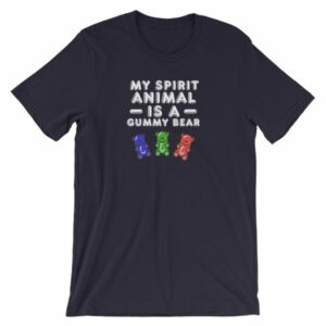 My Spirit Animal Is A Gummy Bear Fun Colorful Candy T-Shirt - Image 8