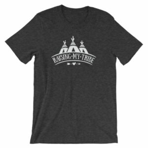 Raising My Tribe Boho Mom Dad Life Family T-Shirt - Image 9