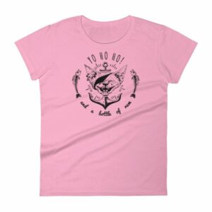 Pirate Cat Yo Ho Ho And A Bottle Of Rum Funny Cat Woman's T-Shirt - Image 11
