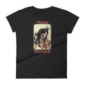 Merry Krampus Vintage Gruss vom Krampus Woman's T-Shirt
