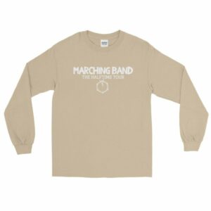 Marching Band The Half Time Tour Band Color Guard Long Sleeve T-Shirt - Image 6