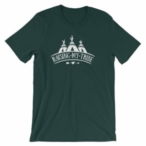 Raising My Tribe Boho Mom Dad Life Family T-Shirt - Image 8