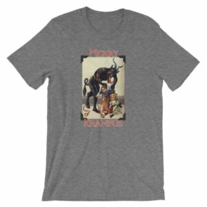 Merry Krampus Vintage Gruss vom Krampus T-Shirt - Image 10