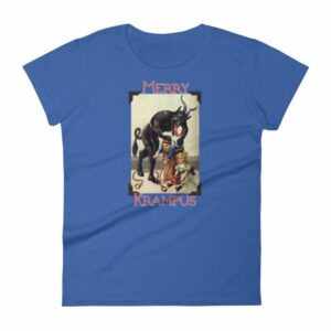 Merry Krampus Vintage Gruss vom Krampus Woman's T-Shirt - Image 9