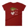 I Like Your Balls Funny Festive Christmas Ornament Woman's T-Shirt - Image 14
