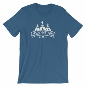 Raising My Tribe Boho Mom Dad Life Family T-Shirt - Image 10