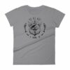 Pirate Cat Yo Ho Ho And A Bottle Of Rum Funny Cat Woman's T-Shirt - Image 2
