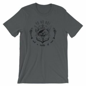 Pirate Cat Yo Ho Ho And A Bottle Of Rum Funny Cat T-Shirt - Image 3