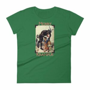 Merry Krampus Vintage Gruss vom Krampus Woman's T-Shirt - Image 8