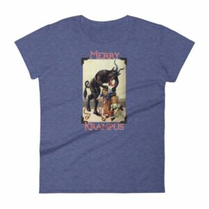 Merry Krampus Vintage Gruss vom Krampus Woman's T-Shirt - Image 6