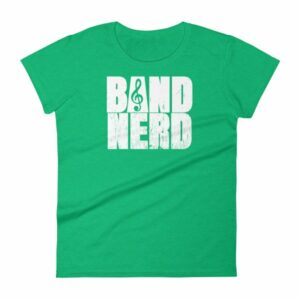 Band Nerd Funny Marching Band Geek Treble Clef Woman's T-Shirt - Image 10