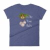I Like Your Balls Funny Festive Christmas Ornament Woman's T-Shirt - Image 6