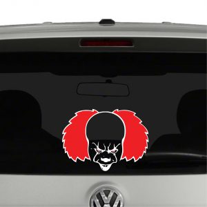 Pennywise Clown IT Inspired Vinyl Decal Sticker