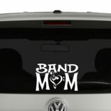 Band Mom Marching Band Clef Vinyl Decal Sticker