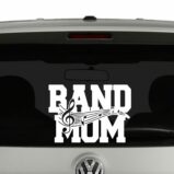 Band Mom Music Scale Marching Band Vinyl Decal Sticker