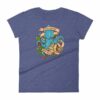 Rise Of Kraken Old School Tattoo Octopus Sea Monster Women's T-Shirt - Image 6