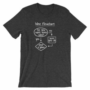 Wine Flowchart Do You Want Some Wine Lovers Funny T-Shirt - Image 8