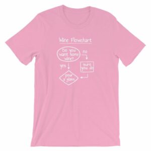 Wine Flowchart Do You Want Some Wine Lovers Funny T-Shirt - Image 17