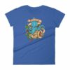 Rise Of Kraken Old School Tattoo Octopus Sea Monster Women's T-Shirt - Image 9