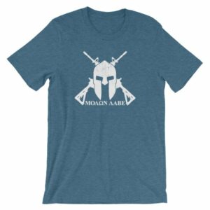 Molon Labe Come And Take Them 2nd Amendment T-Shirt - Image 3
