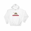 California Republic Surfing Bear State Flag Hooded Sweatshirt