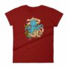 Rise Of Kraken Old School Tattoo Octopus Sea Monster Women's T-Shirt - Image 14
