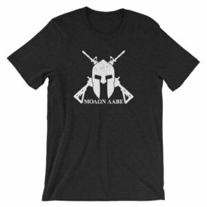 Molon Labe Come And Take Them 2nd Amendment T-Shirt - Image 2