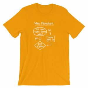 Wine Flowchart Do You Want Some Wine Lovers Funny T-Shirt - Image 15