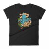Rise Of Kraken Old School Tattoo Octopus Sea Monster Women's T-Shirt