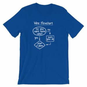 Wine Flowchart Do You Want Some Wine Lovers Funny T-Shirt - Image 12